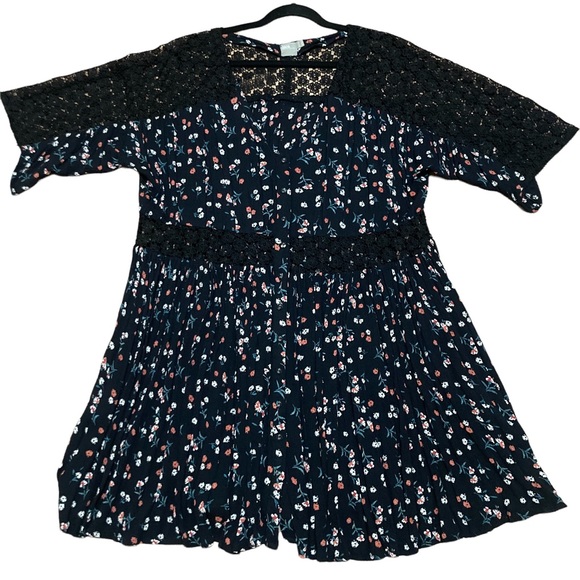 ASOS floral lace dress size 16 - Picture 2 of 10